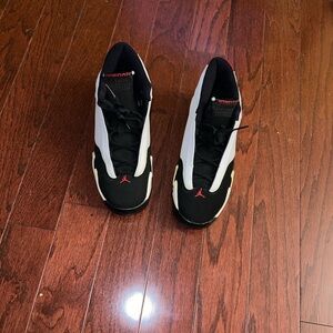 Jordan Kids Black and White Sneakers